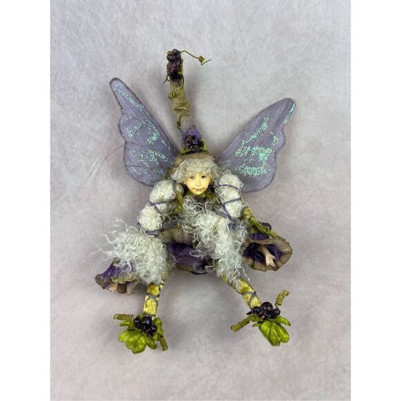 Vintage Mark Roberts Collection Fairy Mythical Magical Purple and Green Faye - Picture 1 of 7